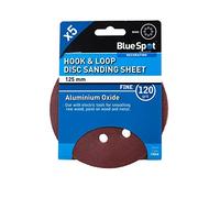 Bluespot 19868 125mm 5 Pack 120 Grit Sanding Disc