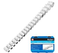 Blue Spot Socket Set 01554 - 19 PCE Multi-Fit 1/2" Drive 8-32mm