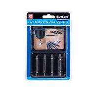Bluespot 22305 4pce Screw Extractor (M2 Steel)