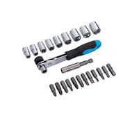 BlueSpot 23PCE Offset Ratchet Bit and Socket Set
