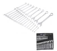 Blue Spot 04131 Combination Spanner Set 6-32 mm Chrome Van 25-piece with Storage Pouch