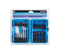 Bluespot 26pc Adaptor Impact Bit Holder Socket Set Drill Nut Driver Screwdriver