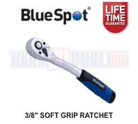 Bluespot 3/8" DR Soft Grip Ratchet, 72 Teeth, Quick Release 02012