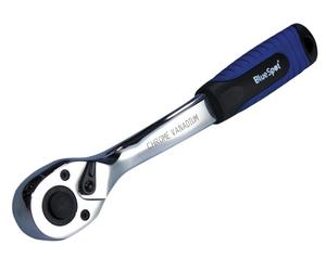 BlueSpot 3/8in Drive Soft Grip Ratchet 72 Teeth Soft Grip B/S2012