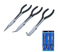 Bluespot 3 PCE 280mm (11") Long Reach Plier Set Drop Forged With Polished Heads
