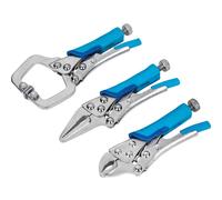 Bluespot Tools 6528 Mini Locking Pliers Set 3 Piece