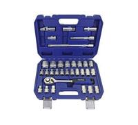 BlueSpot 32Pcs 1/2" Hex & 12 Point Socket Set (8-32mm) (10-19mm)