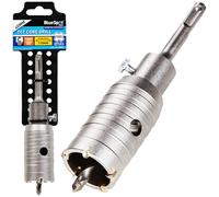 BlueSpot 35 | 40 | 50 | 82 & 110mm CORE DRILL Bit SDS + TCT Concrete Carbon Steel Hole Masonry DIY Pilot CNC YG8C Tungsten Cutter Holesaw Drainage Power Tools UK FREE P&P (40mm Core Drill (19524))