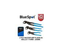 BlueSpot 3pc Adjustable Waterpump Pipe Wrench Pliers 175mm - 300mm 06438