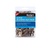 BlueSpot 40612 75 Piece M8 Rivet Nut Pack