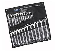 Blue Spot 04131 Combination Spanner Set 6-32 mm Chrome Van 25-piece with Storage Pouch