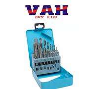 Blue Spot Tools 20512 15PCE Drill and Tap Set (M3-M12) (2.5-10.2mm)