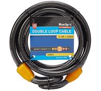 BlueSpot 77070 2.1 m x 12 mm Double Loop Cable - Black