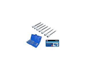 BlueSpot 7pc 3/8" Extra Long Spline Socket Bit Set
