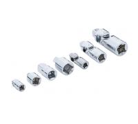 BlueSpot 7Pcs Chrome Vanadium Universal Joint and Adapter Set