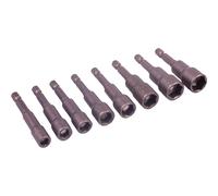 Bluespot Tools 14107 Magnetic 1/4In Nut Driver Set 8 Piece