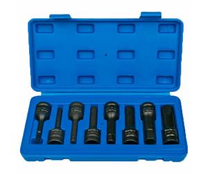 BlueSpot 8pc 1/2" Impact Hex Socket Set