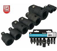 BlueSpot Impact Adaptor Socket Reducer 8Pcs set 1/4" - 3/4"