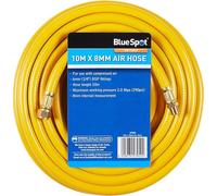 BLUESPOT Air Hose 8MM x 10M 32ft Air Line Rubber Hose Compressor 1/4" BSP 07952