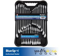 BlueSpot Assorted Spanner Set Metric Imperial 6-19mm 1/4"-5/8" 32pc 04112