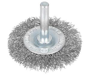Bluespot Flat Crimped Steel Wire Wheel Brush