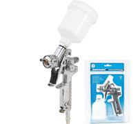 Bluespot HVLP Gravity Feed Air Paint Spray Gun 100ml Cup With 1mm Nozzle