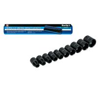 BLUESPOT Impact Sockets Shallow 10pc 1/2" Metric 9mm - 27mm 01537