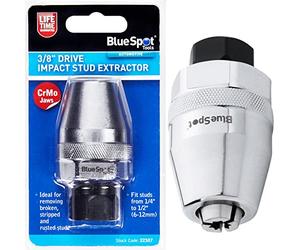 BlueSpot | Impact Stud Bolt Extractor | Socket | Removal Tool | 3/8" Drive | 1/4" 1/2" (6-12mm) | Heavy Duty | Mechanics | Vehicle Parts & Repair | Engine | Power & Hand Tools | DIY | UK Free P&P