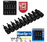 Blue Spot Impact Torx Bit Socket Set 1/2" - 10 PCE (T20-T70)