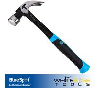 Bluespot 16oz Claw Hammer Soft Grip Fully Forged Steel Head Magnetic 450g
