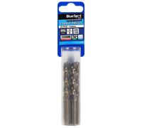 BlueSpot Metal Hss Cobalt Drill Bits Set 10pc 4.8mm For Steel Wood Plastic