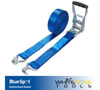 BlueSpot Ratchet Tie Down Straps Heavy Duty Cargo Lash 50mm x 10m J Hooks 45403