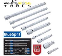 BlueSpot Socket Extension Bar Set 1/4" 3/8" 1/2" Drive Mixed 9pc in EVA Foam