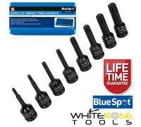 Blue Spot Tools 01506 Impact Torx Sockets, Black, 1/2-Inch, Set of 8 Piece