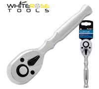 BlueSpot Stubby Socket Ratchet Handle 1/4" 3/8" 1/2" Drive 72 Tooth Reversible