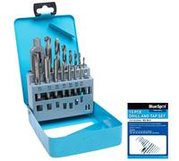 Blue Spot Tools 20512 15PCE Drill and Tap Set (M3-M12) (2.5-10.2mm)