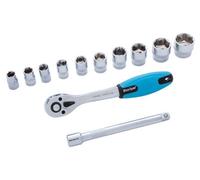 Blue Spot Tools 1502 Blue Spot 12 Piece 3/8 inch Drive Socket Set, Chrome