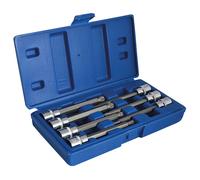 Blue Spot Tools 01512 BlueSpot 7 PCE 3/8" (M4-M10) Extra Long Spline Socket Bit Set, Set of 7 Pieces, Multi-Color