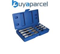 BlueSpot Tools 01512 3/8in Drive Extra Long Spline Socket Bit Set, 7 Piece B/S01