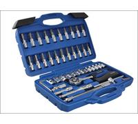 Blue Spot Tools 01530 46 PCE 1/4" Chrome Vanadium Socket Set (4-14mm)