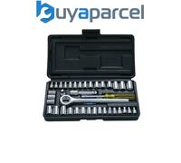 BlueSpot Tools 01535 Socket Set of 40 Metric & AF 1/4in & 3/8in Drive B/S01535