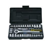 Blue Spot Socket Set 01535 - 40-Piece 1/4in & 3/8in Drive, Metric AF