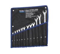 Blue Spot Tools 04124 Extra Long Combination Spanner Set - Silver (12-Piece)