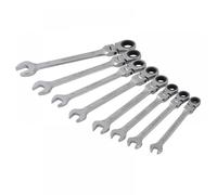 Blue Spot 8 Piece Flexible Head Metric Ratchet Spanner Set