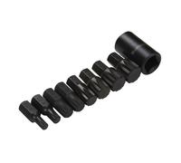 Bluespot Tools 1 2in Impact Spline Bit Set, 9 Piece Bluespot Tools Multicolor