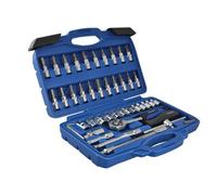 Bluespot Tools 1/4In Square Drive Socket & Bit Set, 46 Piece Multi Colour (One Size)