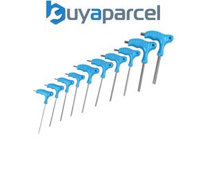 BlueSpot Tools 12185 Metric T-Handle Hex Key Set, 10 Piece (2-10mm) B/S12185