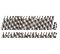 Blue Spot Socket Bit Set 1517 - 40pc 1/2" & 3/8" Mixed Hex, Spline & Torx - Silver