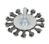 Bluespot Tools 19223 Flat Twist Knot Wire Wheel 75mm B/s19223