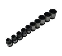 BlueSpot Tools 3/8in Drive Spline Socket Set Metric, 10 Piece - 1543 driver